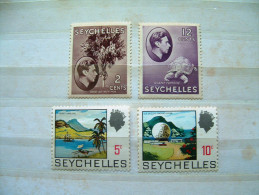 Seychelles 1938 - 1969  Tree Turtle Landscape Satellite Station - Seychellen (1976-...)