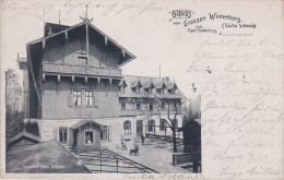 Litho AK Sächsische Schweiz Gruss Grosser Winterberg Gasthof Bei Schmilka Schöna Postelwitz Ostrau Schandau Krippen - Schmilka