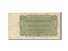 Billet, Tchécoslovaquie, 5 Korun, 1961, KM:82a, TB - Checoslovaquia