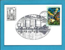 WIEN - VEREINTE NATIONEN - U 1400 - Köln - Philatelia - 1991 - ONU - UNO - UNPA - Cartes-maximum