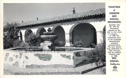 261979-California, San Miguel, RPPC, Mission San Miguel Archangel, Fountain, Frashers Photo No W1262 - San Diego