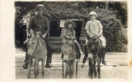 262057-Arkansas, Arkansaw, RPPC, Tourist Posing On Donkeys, "Our Summer Home" - Altri & Non Classificati