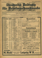 DBZ - Deutsche Zeitung Für Briefmarkenkunde 17. Jahrgang August 1941 Nummer 16 - Duits (vanaf 1941)