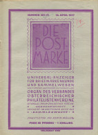 Die Post-Marke - Universal-Anzeiger Für Briefmarkenkunde - Verband Der Österreichischen Philatelisten Vereine - April 19 - German (until 1940)