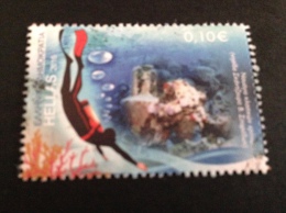 Greece 2015, Diving, Gest.  - Used - Usati