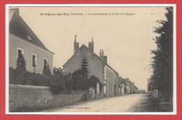 53 - SAINT AIGNAN Sur ROË --  La Gendarmerie Et La Rue - Saint Aignan Sur Roe