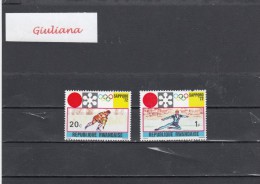 Republic Rwandese 1972 -  2 Stamps Used   Olimpiadi Sapporo '72 - Gebruikt