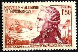 NEW CALEDONIA 1.50 FRANCS MAN SHIP 100 YEARS IN NC SET OF 1 MLH 1953 SG331 POSTMARK RIGHT READ DESCRIPTION !! - Nuovi