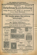 Berliner Briefmarken-Zeitung - Nr. 7/8 Juli/August 1941 - Verlag Phillip Kosack & Co. (Inhaber Ernst Hartmann) - Allemand (jusque 1940)