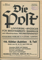 Die Post - Universal-Anzeiger Für Briefmarken-Sammler - Nummer 4 - 49. Jahrgang - April 1942 - Deutsch (ab 1941)