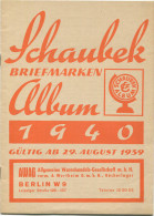 Schaubek Briefmarken Album 1940 - Werbebroschüre - Alemán (desde 1941)
