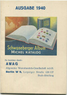 Schwaneberger Album - Michel Katalog - AWAG Allgemeine Warenhandels-Gesellschaft M.b.H. - Werbebroschüre - German (from 1941)