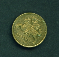 LITHUANIA  -  1999  20c  Circulated Coin - Lituania