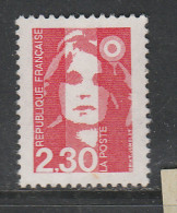 FRANCE N°2614 2.30 ROUGE TYPE MARIANNE DU BICENTENAIRE SANS PHOSPHORE TOTAL NEUF SANS CHARNIERE - Unused Stamps