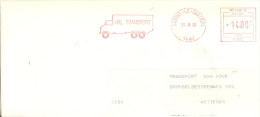 Lettre Pour WETTEREN Du 20 Décembre 1990     Empreinte  Commerciale Thème Camion, Transport - Brieven En Documenten