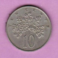 JAMAICA  10 CENTS 1969 (KM # 47) - Giamaica