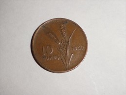 TURQUIE  10 KURUSH 1969    -KM.891.2 - Bronze  - TTB - Türkei