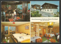 KRATTIGEN BE Simmental Hotel Restaurant BELLEVUE-BÄREN Werbekarte Ungefalzt - Krattigen