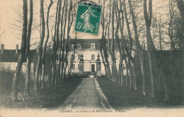 CHAMPS - Le Château De BELLE OMBRE - L'Allée - Champs Sur Yonne