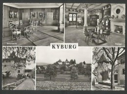 KYBURG ZH Winterthur Innenansichten Gerichtsstube Festsaal Eingang Dorf Schlosshof Ca. 1960 - Dorf