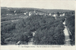 42 - LE CERGNE  - CPA -  Vue De La Route De La Croix Couverte - Belmont De La Loire