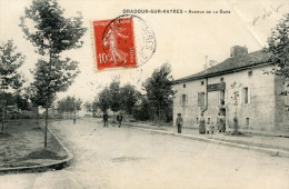 V474 Cpa 87 Oradour Sur Vayres - Avenue De La Gare - Oradour Sur Vayres