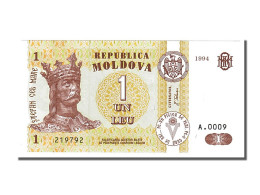 Billet, Moldova, 1 Leu, 1994, KM:8a, NEUF - Moldavië