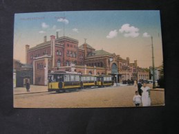 == Halberstadt M Sachsen Anhalt Bahnhof Strassenbahn ..1911 - Halberstadt