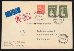 1962. 3 + 2x 30 M HELSINKI 17 11 62.  (Michel: 555) - JF500351 - Brieven En Documenten