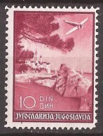 1937 340-47 C-JUGOSLAVIJA JUGOSLAWIEN KROATIEN HRVATSKA PERF11 1-2 -12 1-2  POSTA AEREA TURISMO USED - Ungebraucht