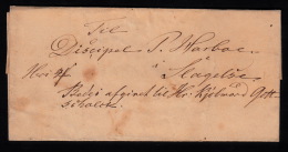 18??. Til Discipel P. Harboe I Slagelse. Bedes Afgivet Til Herr Kjøbmand Gottschalck. (Michel: ) - JF500520 - ...-1851 Prephilately