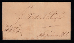 1851. Refhjergaard 27 Okt 51. Sendes Med ? Post. Westerbrønderslev.  (Michel: ) - JF500525 - ...-1851 Prephilately