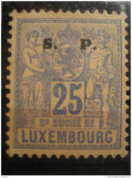 LUXEMBOURG Yvert 61 Officiel Stamp Official Oficial No Gum - Dienst