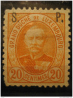 LUXEMBOURG Yvert 69 Officiel Stamp Official Oficial No Gum - Officials