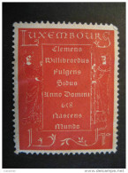LUXEMBOURG Religion Poster Stamp Label Vignette Viñeta - Sonstige & Ohne Zuordnung