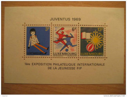 LUXEMBOURG Yvert Block 8 Hinged Juventus Jeunesse Luxemburgo - Blocs & Feuillets