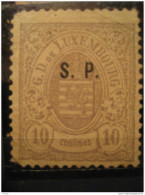 LUXEMBOURG Yvert 39 Officiel Stamp Official Oficial No Gum - Service