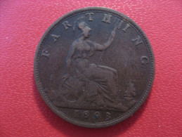 Grande-Bretagne - UK - Farthing 1893 Victoria 3852 - B. 1 Farthing