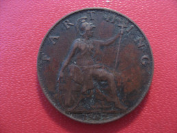 Grande-Bretagne - UK - Farthing 1902 Edward VII 3844 - B. 1 Farthing