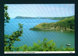 WALES  -  Dinas Head  Used Postcard As Scans - Pembrokeshire