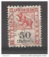 Canton Bern Berne Stempel Marke Timbre 50c Ours Bear Oso Bär - Fiscale Zegels