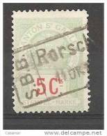 Canton St Gallen SAINT GALLEN Stempel Marke 5c - Steuermarken