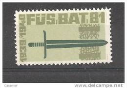 FUS BAT 81 1939-40 Sword - Etichette