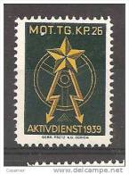 Mot Tg Kp 26 Aktivedients 1939 - Etichette