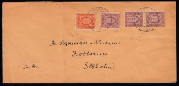 1917. 3x 3 ØRE + 1 ØRE BORRIS GAMMELSTRUP PASTORAT  (Michel: D. 8+) - JF500640 - Officials