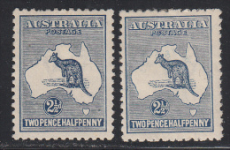 Australia 1915-27 Kangaroo, Mint Mounted, Wmk 6, Sc# ,SG 36,36b - Nuovi