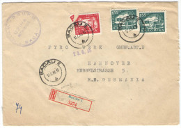 ROMANIA - Rumänien - Posta Romana - 1966 - Registered - 1 + 2 X 1,55 - Viaggiata Da Bacau Per Hannover, Germany - Storia Postale