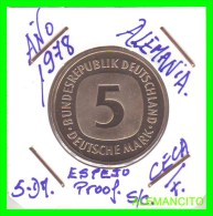 ALEMANIA FEDERAL  MONEDA DE 5 DM  1975-2001 - 5 Marcos