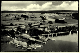 Stegen / Ammersee  -  Hafen Ammersee-Flotte  -  Ansichtskarte Ca. 1961   (5578) - Herrsching