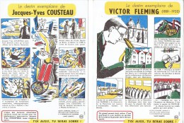 4 Buv. SANTE SOBRIETE " Pasteur, Victor, Fleming Et Cousteau - Collections, Lots & Series